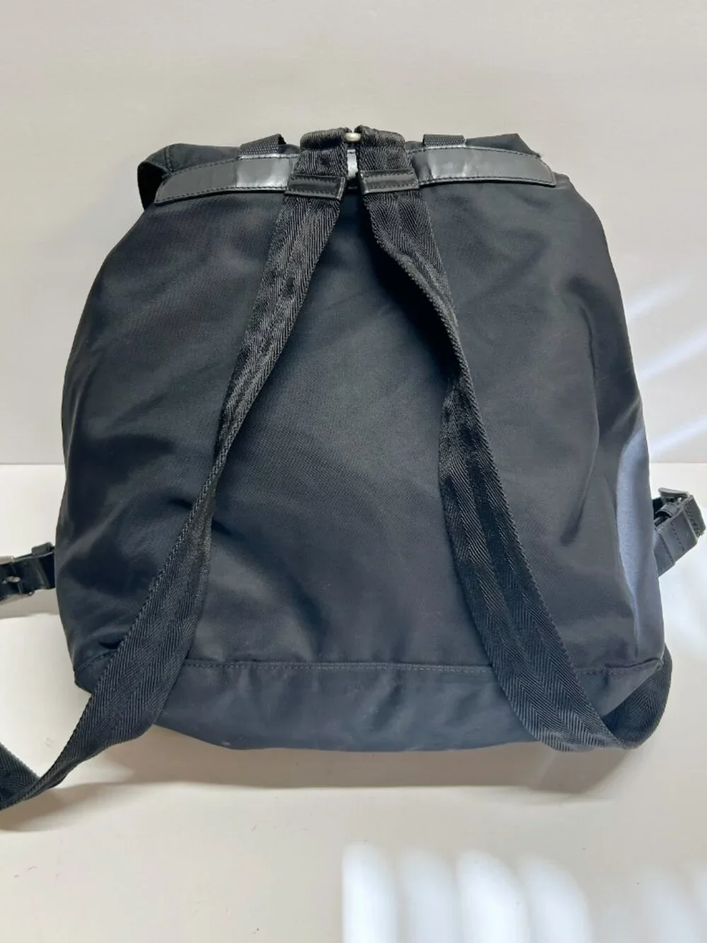 Prada Black Nylon backpack